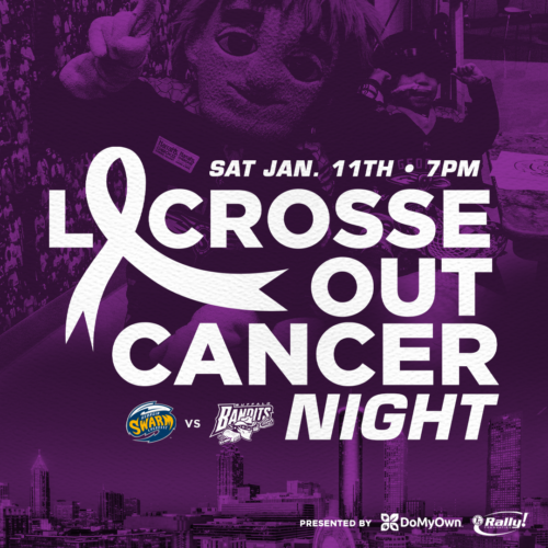 Lacrosse Out Cancer Event Flyer