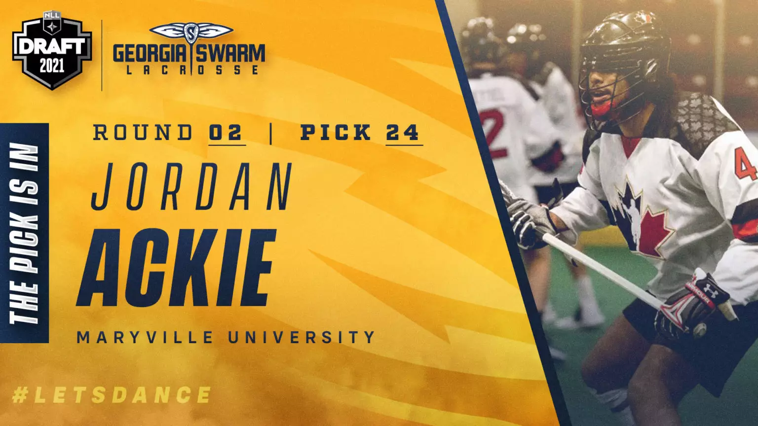 Georgia Swarm Jordan Ackie