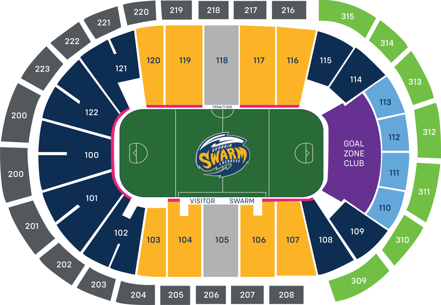 Single Game Tickets Georgia Swarm Pro Lacrosse Team