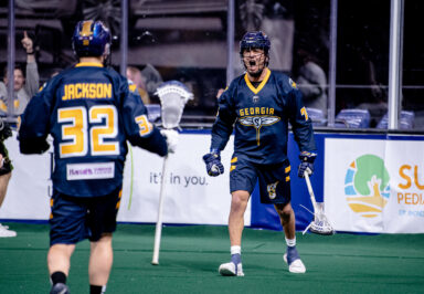 Jeremy and Jackson Goal Celebration 12.3.22 Game 1 vs ROC